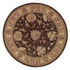 Nourison Home 2000-2206 4' x Round Brown Traditional Indoor Rug (Dropshippable)
