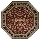 Nourison Home 2000-2002 10' x Octagon Burgundy Traditional Indoor Rug