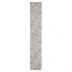 Nourison Home Abstract Hues 2'2" x 12' Beige Grey Modern Indoor Rug (Dropshippable)