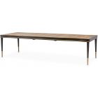 AICO Michael Amini Malibu Crest 4 Leg Rectangular Dining Table - Crotch Mahogany (Promo)
