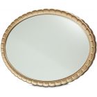 AICO Michael Amini Malibu Crest Oval Wall Mirror - Burnished Gold