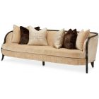 AICO Michael Amini Malibu Crest Sofa Honey - Dark Espresso (Promo)