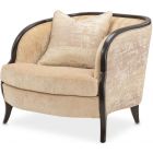 AICO Michael Amini Malibu Crest Chair Honey - Dark Espresso (Promo)