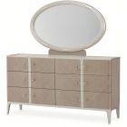 AICO Michael Amini Lanterna Dresser with Mirror (CL1A) - CLEARANCE SALE