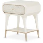 AICO Michael Amini La Rachelle Nightstand/End Table 1 Drawer (Promo)