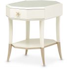AICO Michael Amini La Rachelle Octagonal End Table with Drawer (Promo)