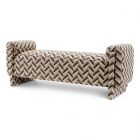 Eichholtz Bench Del Vale Chevron Brown (Promo)