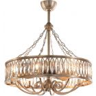 John Richard Marquise Crystal 8 Light Pendant with Fan - #AJC-8999 - (Quick Ship)