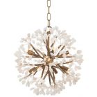 John Richard Ceres: Spherical 8 Light Quartz Crystal Chandelier - #AJC-9095 - (Quick Ship)