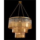 John Richard Twilight Sixteen Light Slumped Glass Chandelier - #AJC-9101