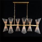 John Richards Bonheur Twelve-Light Horizontal Chandelier