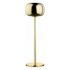 Mobital Janice Floor Lamp in Gold Glass Brass Powder Coated Frame 