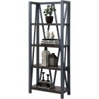 Parker House Americana Modern Etagere Bookcase in Denim