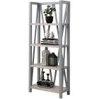 Parker House Americana Modern Etagere Bookcase in Dove