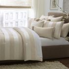 AICO Michael Amini Amalfi 10pc King Comforter Set, Sand (Promo)