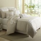 AICO Michael Amini Avenue A 10pc King Comforter Set, Natural (Promo)