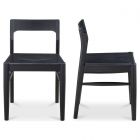 Moe's Home Collection Owing Dining Chair in Black (Dropshippable)