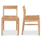 Moe's Home Collection Owing Dining Chair in Natural Oak (Dropshippable)