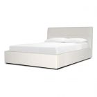 Mobital Reve Ivory Fabric Upholstered Bed - Queen