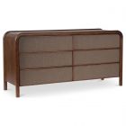 Moe's Home Collection Rye 6 Drawer Dresser in Warm Brown