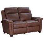 Barcalounger Briar Power Reclining Loveseat with Power Head Rests, Clifton Chocolate