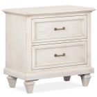 Magnussen Newport Drawer Nightstand in Alabaster