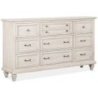 Magnussen Newport Drawer Dresser in Alabaster