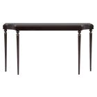 Lily Koo Charlotte Nero Assoluto 2 Console Table in Havana, Tiffany Silver