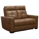 Barcalounger Cara Loveseat with Power Recline, Power Head Rests & Power Lumbar, Florida Saddle