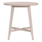 Essentials For Living Carmel Outdoor 36" Round Counter Table - Washed Ever Teak (Dropshippable)