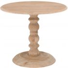 Essentials For Living Bella Antique Chelsea 36" Round Dining Table Smoke Gray Pine