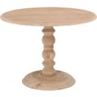 Essentials For Living Bella Antique Chelsea 42" Round Dining Table Smoke Gray Pine