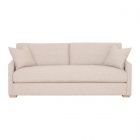 Essentials For Living Stitch & Hand Clara 86" Slim Arm Sofa - Stone Basketweave