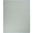 Nourison Home Courtyard COU01 7' x 10' Ivory Aqua Modern Rug (Dropshippable)