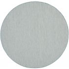 Nourison Home Courtyard COU01 8' x Round Ivory/Aqua Modern Rug (Dropshippable)
