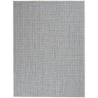 Nourison Home Courtyard COU01 4' x 6' Ivory Blue Modern Rug (Dropshippable)