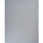 Nourison Home Courtyard COU01 7' x 10' Ivory Blue Modern Rug (Dropshippable)