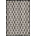 Nourison Home Courtyard COU01 2' x 3' Ivory Charcoal Modern Rug (Dropshippable)