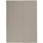 Nourison Home Courtyard COU01 4' x 6' Ivory Charcoal Modern Rug (Dropshippable)