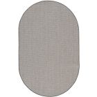 Nourison Home Courtyard COU01 5' x 8' Oval Ivory/Charcoal Modern Rug (Dropshippable)