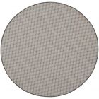 Nourison Home Courtyard COU01 5' x Round Ivory/Charcoal Modern Rug (Dropshippable)