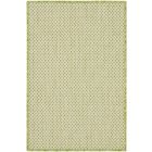 Nourison Home Courtyard COU01 2' x 3' Ivory Green Modern Rug (Dropshippable)