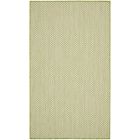 Nourison Home Courtyard COU01 3' x 5' Ivory Green Modern Rug (Dropshippable)