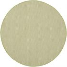 Nourison Home Courtyard COU01 5' x Round Ivory Green Modern Rug (Dropshippable)