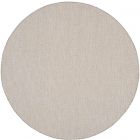 Nourison Home Courtyard COU01 8' x Round Ivory/Silver Modern Rug (Dropshippable)