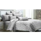 AICO Michael Amini Canterbury 8pc King Comforter Set - Silver (Promo)