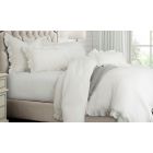 AICO Michael Amini Cherry Hill 6pc Queen Duvet Set, 92x96 - White (Promo)