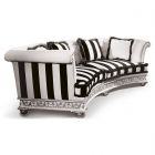 Francesco Molon "Vanity" Curved Upholstered Sofa