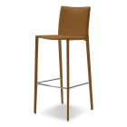 Mobital Zak Caramel Leather Counter Stool, Set of 2