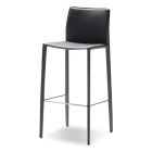 Mobital Zak Grey Leather Counter Stool, Set of 2